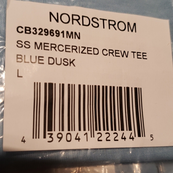 Calibrate Men's TEE Mercerized Cotton Jersey T-SHIRT XL Top NEW Blue LAST ONE! - Picture 13 of 14